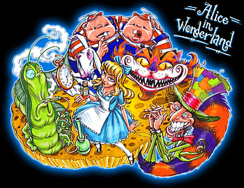 Alice in Wonderland, wonderland, alice, fantasy, show HD wallpaper