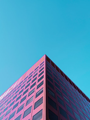 Pink, Architecture, Building, Minimalism HD phone wallpaper