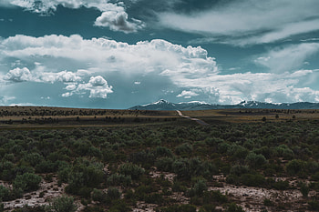 Landscape, Nature, Mountains, Desert, Horizon, Road HD wallpaper