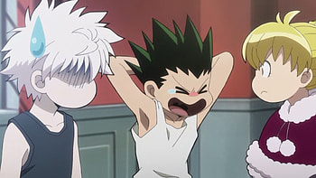 Killua, Gon, Biscuit, Hunter x Hunter HD wallpaper