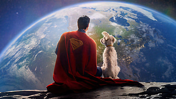 Man Of Steel And His Super Pup, superman-legacy, superman, superheroes, 2025-movies, dc-comics, movies, david-corenswet HD wallpaper