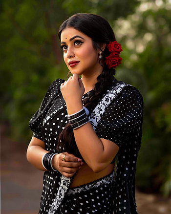 Poorna kasim, Telugu actress, face, hair HD phone wallpaper