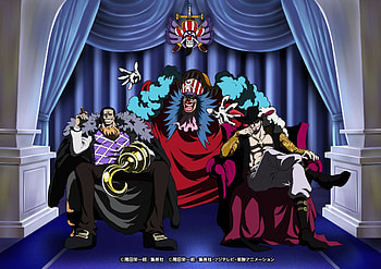 Crocodile, Buggy, and Dracule Mihawk - Cross Guild, Marine Killers, Anime, One Piece, Crocodile (One Piece), Buggy (One Piece), Dracule Mihawk HD wallpaper