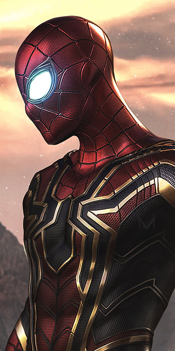 The Iron Spider, spider man, movie, Avengers: Infinity War HD phone wallpaper