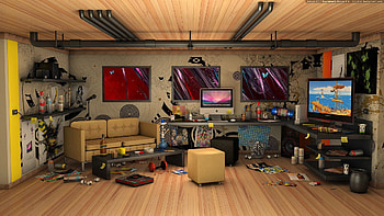 Interior, Miscellanea, Miscellaneous, Design, Modern, Up To Date, Creative, Computers HD wallpaper