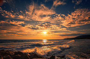 American Coastline Ocean Beach , beach, ocean, nature HD wallpaper