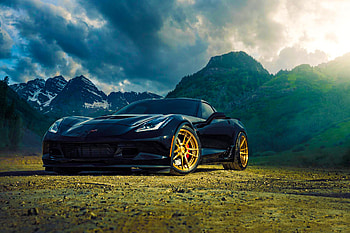 Mountains, Chevrolet, Cars, Side View, Corvette, Z06 HD wallpaper
