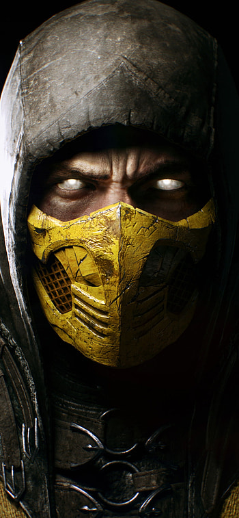Scorpion, video game, Mortal Kombat HD phone wallpaper