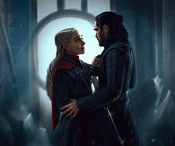 Jon Snow, Daenerys Targaryen, TV Show, Game Of Thrones HD wallpaper