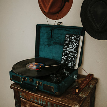Music, Plate, Retro, Vinyl Player HD phone wallpaper