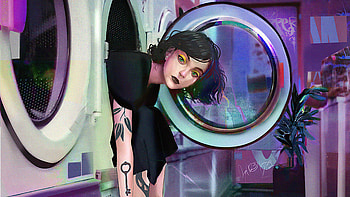 Love Laundry Day , artist, artwork, digital-art, artstation HD wallpaper