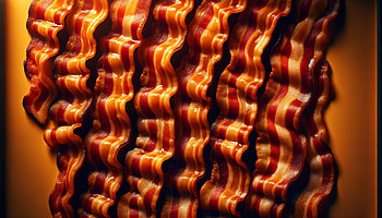Crispy Bacon Texture, food, bacon, meat, texture HD wallpaper