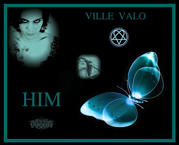 WINGS OF A BUTTERFLY, music, him, ville, butterfly, band HD wallpaper