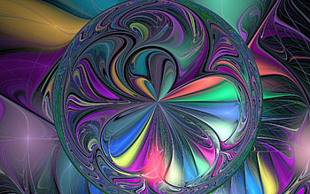 Abstract, Background, Multicolored, Motley, Ball HD wallpaper