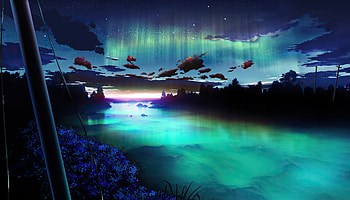 Auroa Emerald Green Sky , northern-lights, nature, aurora, artist, artwork, digital-art HD wallpaper