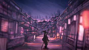 Walking The Street, artist, artwork, digital-art, deviantart HD wallpaper