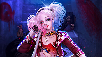 Artwork Harley Quinn 2019, harley-quinn, supervillain, artist, artwork, digital-art, deviantart HD wallpaper