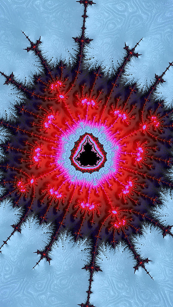Fractal Art Trippy Psychedelic Background for Smart, red, blue, colors, psychedelic, trippy, Abstract, fractal, abstract blue HD phone wallpaper