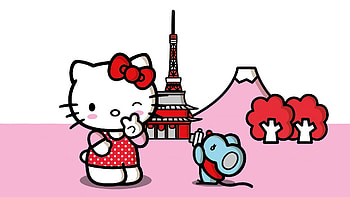 Hello Kitty: Kawaii Tokyo Pink, Hello Kitty HD wallpaper