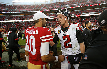 Jimmy Garoppolo, Matt Ryan HD wallpaper