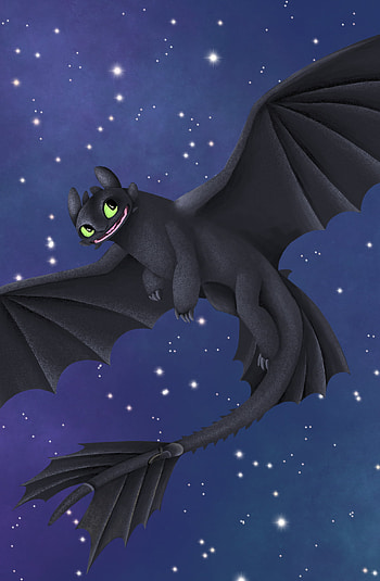 Toothless 1, httyd, dragon HD phone wallpaper