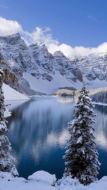 Winter Background, Winter, Snow HD phone wallpaper