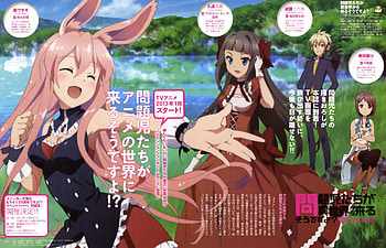 Welcome to Little Garden!, asuka, you, calico cat, kurousagi, izayoi HD wallpaper