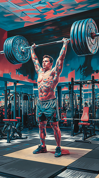 Strength Unleashed: A Bold Exercise for Your HD phone wallpaper