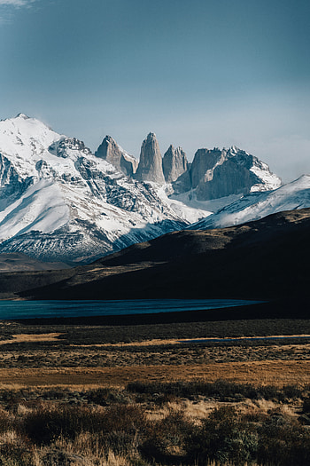 Landscape, Nature, Mountains, Rocks, Snow Covered, Snowbound HD phone wallpaper