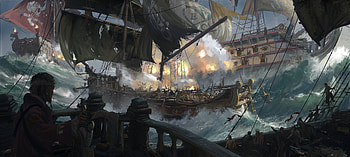 Skull and Bones Video Game Pirate Ship, video game, Skull and Bones, pirate ship HD wallpaper
