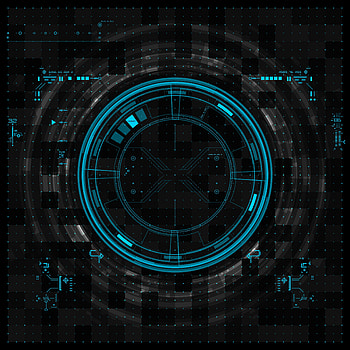 black and blue digital HD phone wallpaper