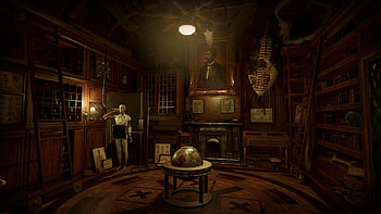 Captivating gameplay, Intricate mysteries, Challenging puzzles, Eerie atmosphere HD wallpaper
