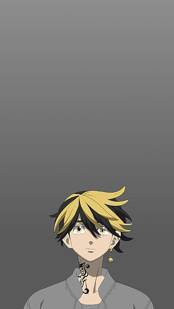 Art of Kazutora Hanemiya from Tokyo Revengers - Grey background, Kazutora Hanemiya, Anime, Tokyo Revengers HD phone wallpaper