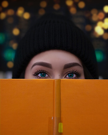 Miscellanea, Miscellaneous, Eyes, Sight, Opinion, Girl, Book, Face HD phone wallpaper