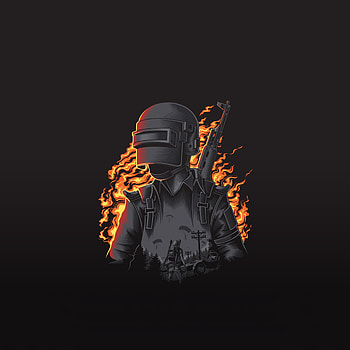 PUBG, illustration, minimal art HD phone wallpaper
