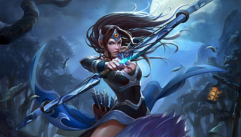 Fantasy, archer, girl with arrow HD wallpaper