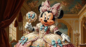 Minnie Mouse: Baroque Belle —, Minnie Mouse, Cartoon, Mouse HD wallpaper