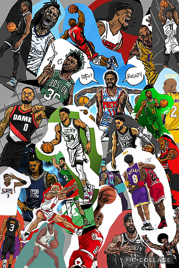 Basketball, drawings HD phone wallpaper