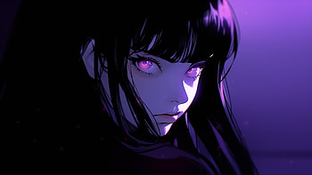 Girl-Purple HD wallpaper