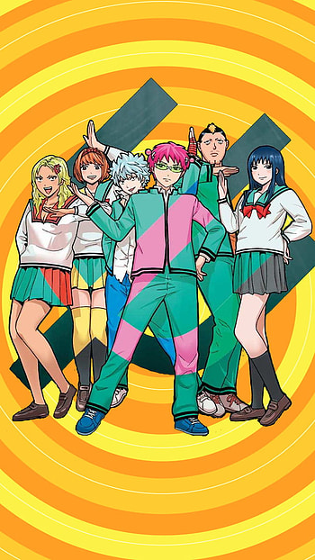 The Disastrous Life of Saiki K fam, anime HD phone wallpaper