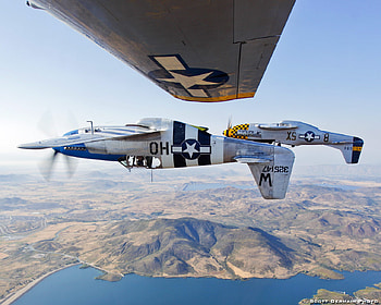 Upside down, usaf, p51, mustang, ww2, war, american, north, fighter, sky HD wallpaper
