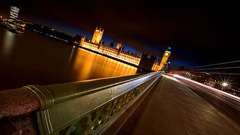 London, night, architecture, big ben, palace of westminster, monuments, beautiful, united kingdom, elizabeth tower, lights, nature, sky, bridges, rivers, thames HD wallpaper