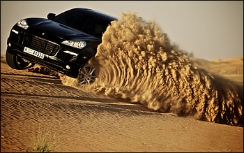 Transport, Auto, Porsche, Sand, Desert HD wallpaper