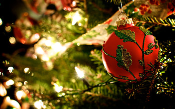 Garland decorations, Christmas lights, Festive , Holiday spirit HD wallpaper