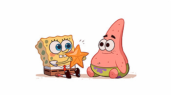 SpongeBob & Patrick — Cute Best-Friends Quad, SpongeBob SquarePants, Patrick Star, Best Friends, Cute, Cartoon Character HD wallpaper