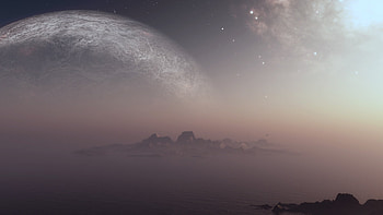 Planet Alien Landscape Ocean Stars fantasy | | 167018 | UP HD wallpaper