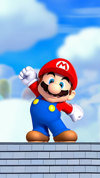 Super Mario , and mobile, Gaming backgrounds, Nintendo art HD phone wallpaper