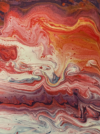 Red-white and blue, texture, art HD phone wallpaper