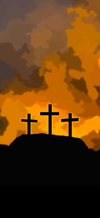 Cross, Sunset, bible, sunrise, Jesus, Christian, biblical, friday, verse, good HD phone wallpaper