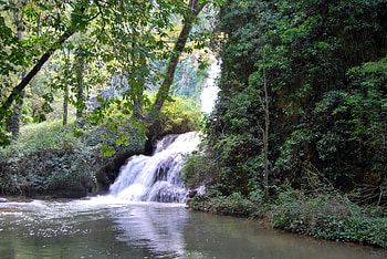 Nature, Trees, Waterfall, Forest, Spain, Aragon Nuevalos HD wallpaper